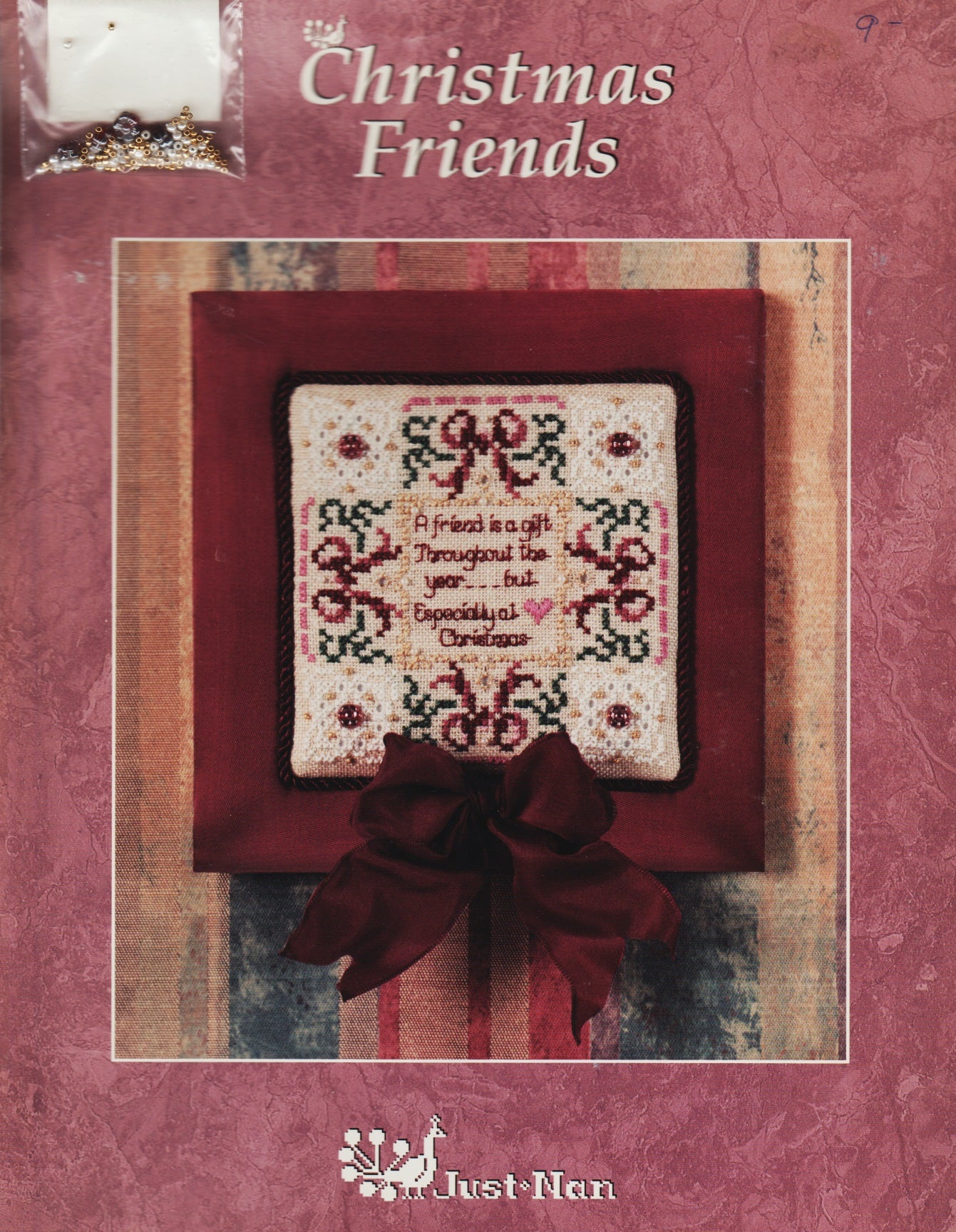 Just Nan Christmas Friends JN95 cross stitch pattern