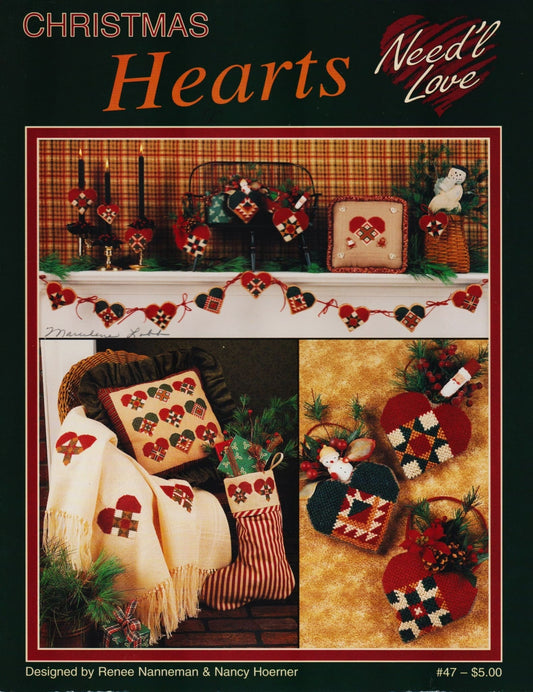 Need'l Love Christmas Hearts 47 cross stitch pattern