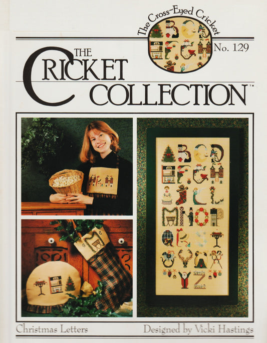 Cricket Collection Christmas Letters CC129 cross stitch pattern