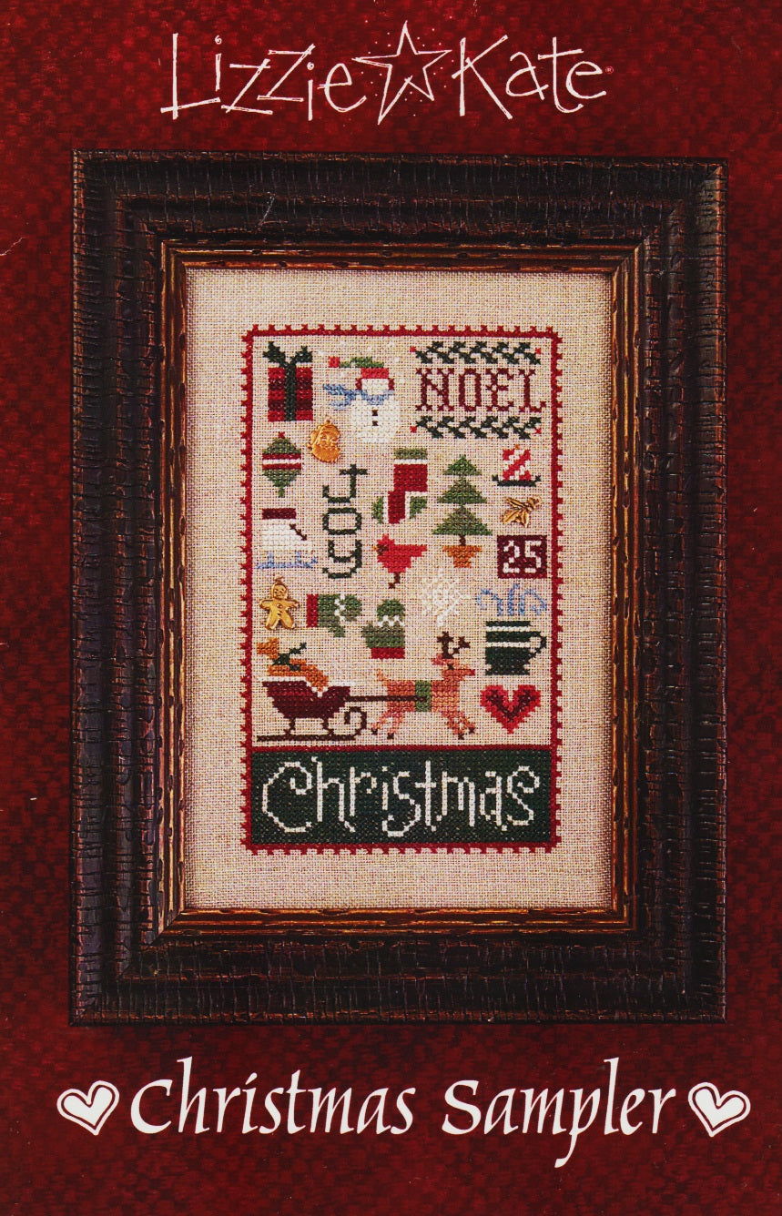 Lizzie Kate Christmas Sampler cross stitch pattern