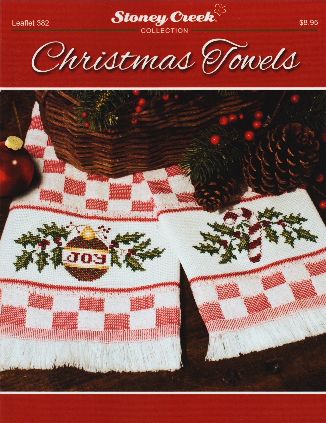 Stoney Creek Christmas Towels LFT382 cross stitch pattern