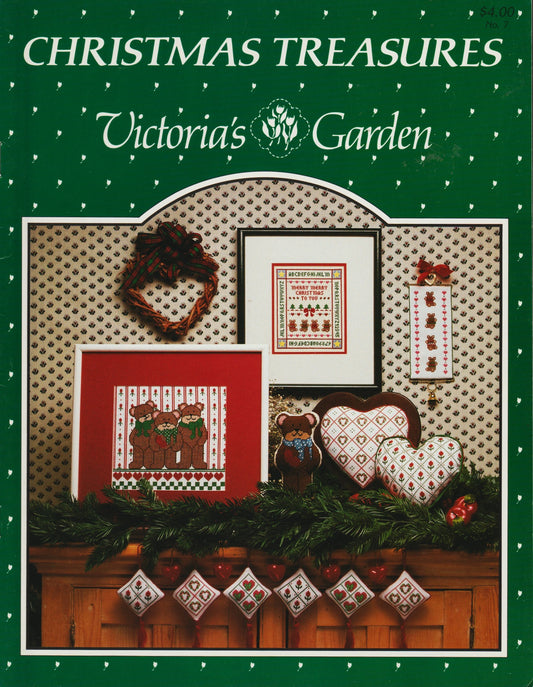 Victoria's Garden Christmas Treasures cross stitch pattern