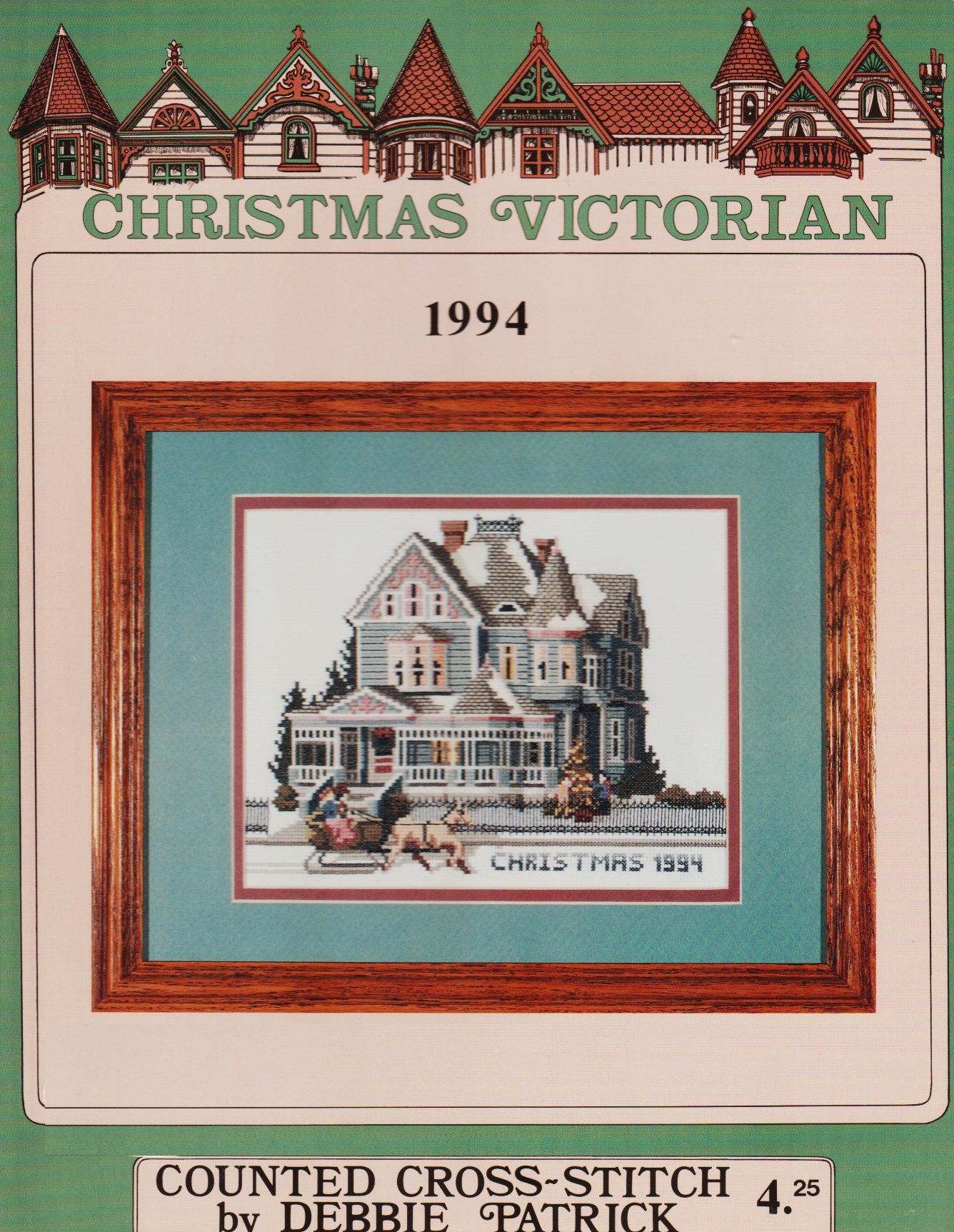 Debbie Patrick Christmas Victorian 1994 cross stitch pattern