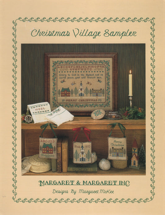 Margaret & Margaret Christmas Village Sampler cross stitch pattern
