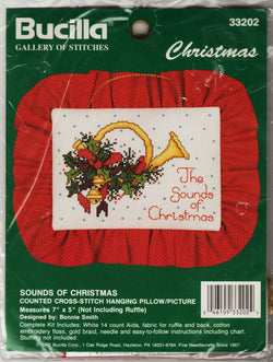 Bucilla Sounds of  Christmas 33202 cross stitch kit