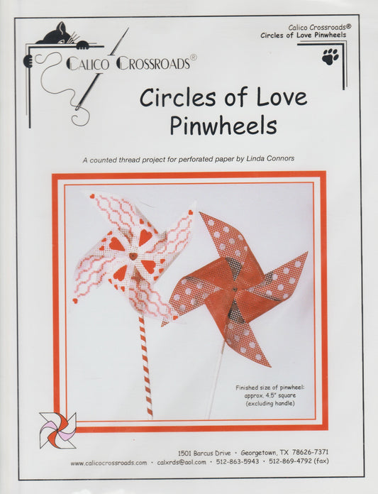 Calico Crossroads Circle Of Love Pinwheels cross stitch kit