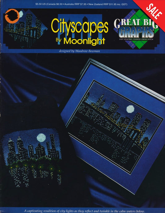 Great Big Graphs Cityscapes by Moonlight cross stitch pattern