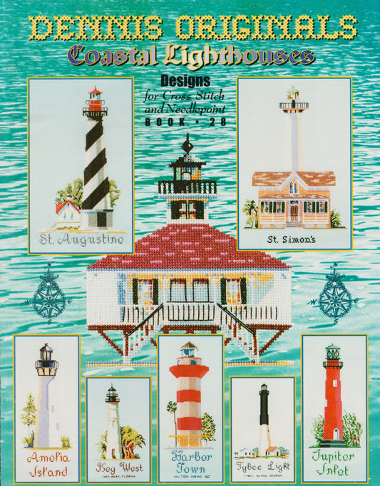 Dennis Originals Coastal Lighthouses 28 cross stitch pattern