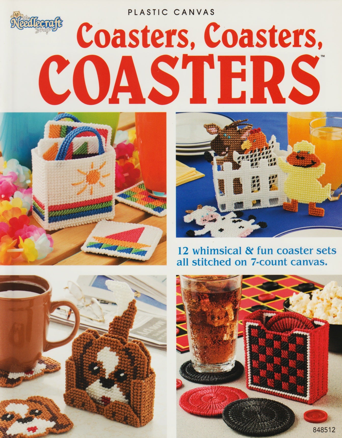 DRG Network Coasters, Coasters, Coasters 848512 plastic canvas pattern