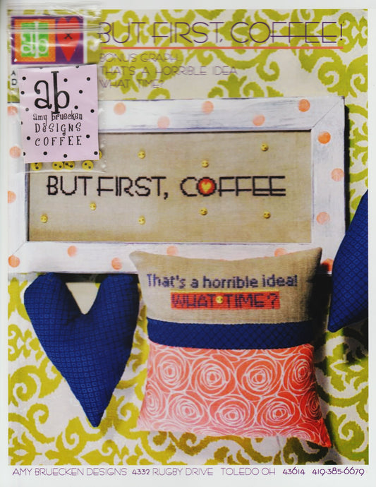 Amy Bruecken Coffee cross stitch pattern