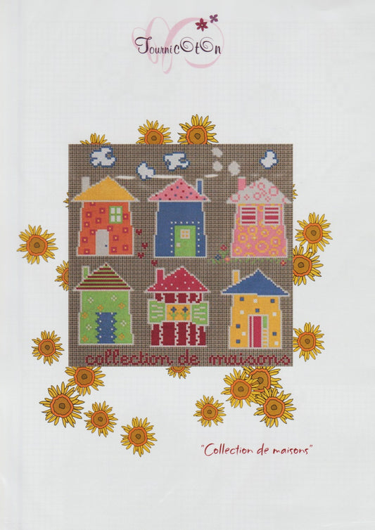 TouricOtOn Collection de maisons cross stitch pattern