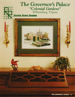 Ronnie Rowe Designs Colonial Gardens cross stitch pattern