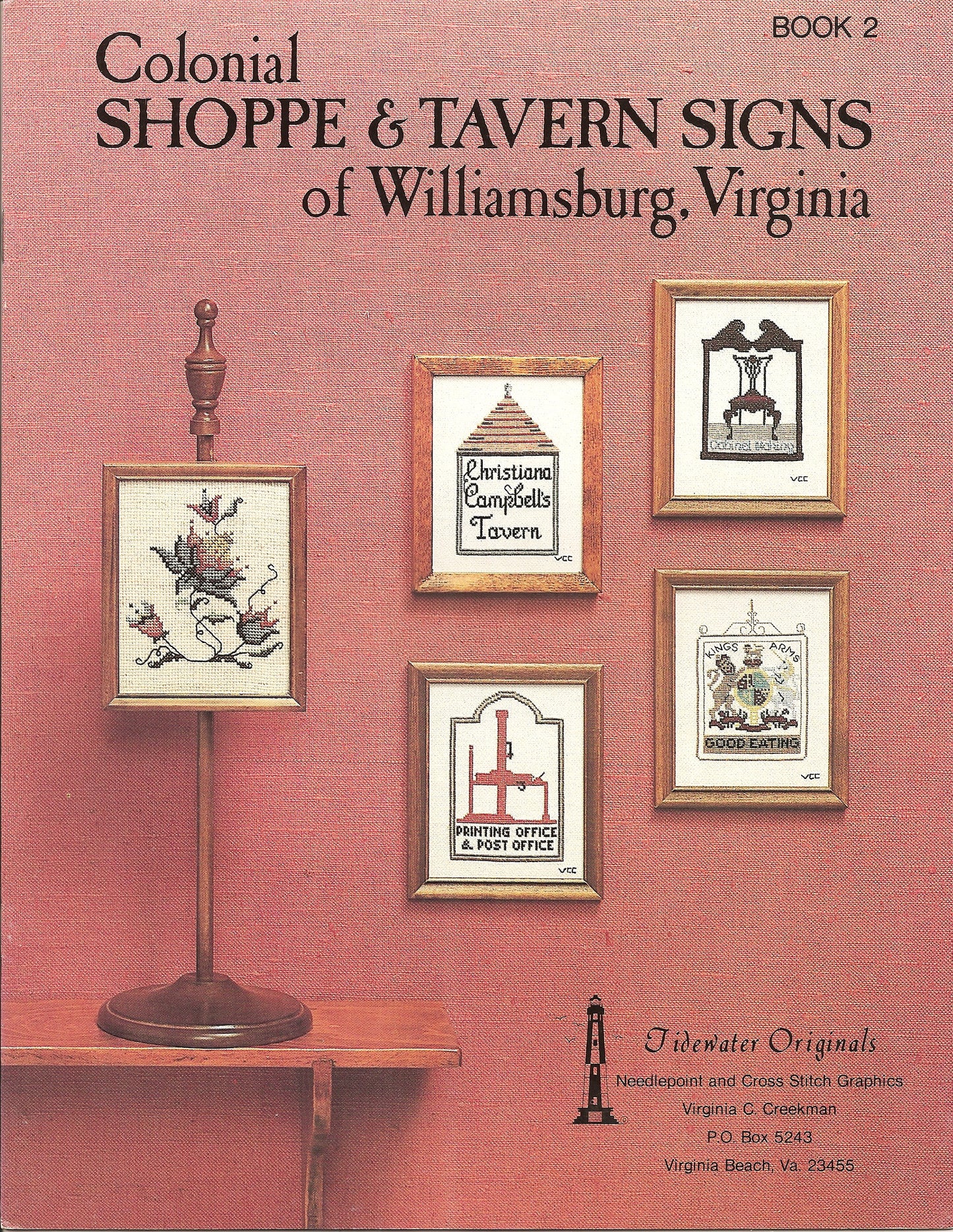 Colonial Shoppe & Tavern Signs of Williamsburg, Virginia BOOK 2 pattern