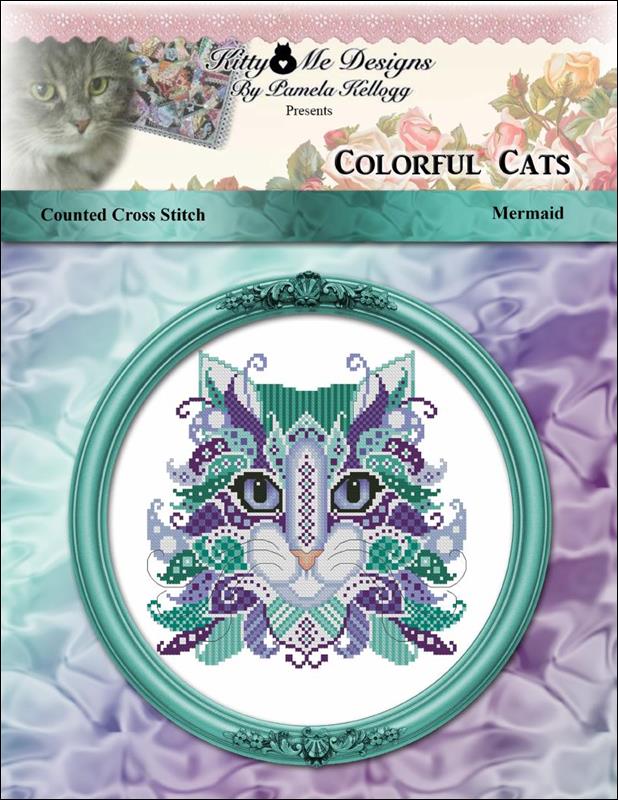 Colorful Cats - Mermaid pattern