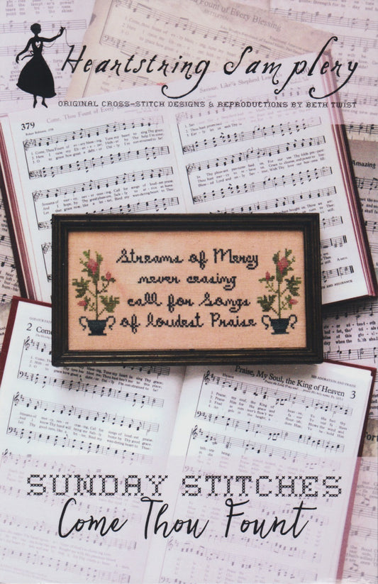 Heartstring Samplery Come Thou Fount cross stitch pattern