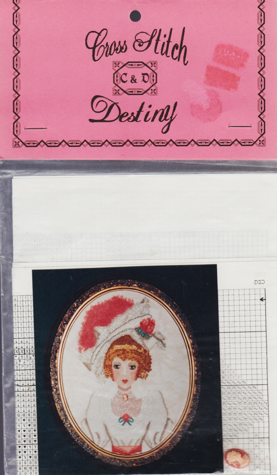 Cross Stitch Destiny Comely Debutante CD2 cross stitch pattern