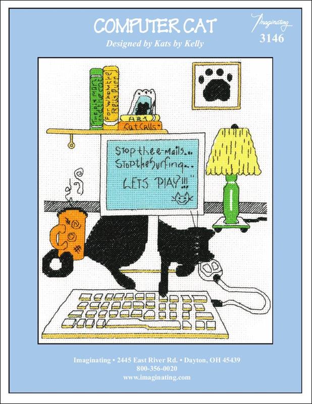 Computer Cat pattern