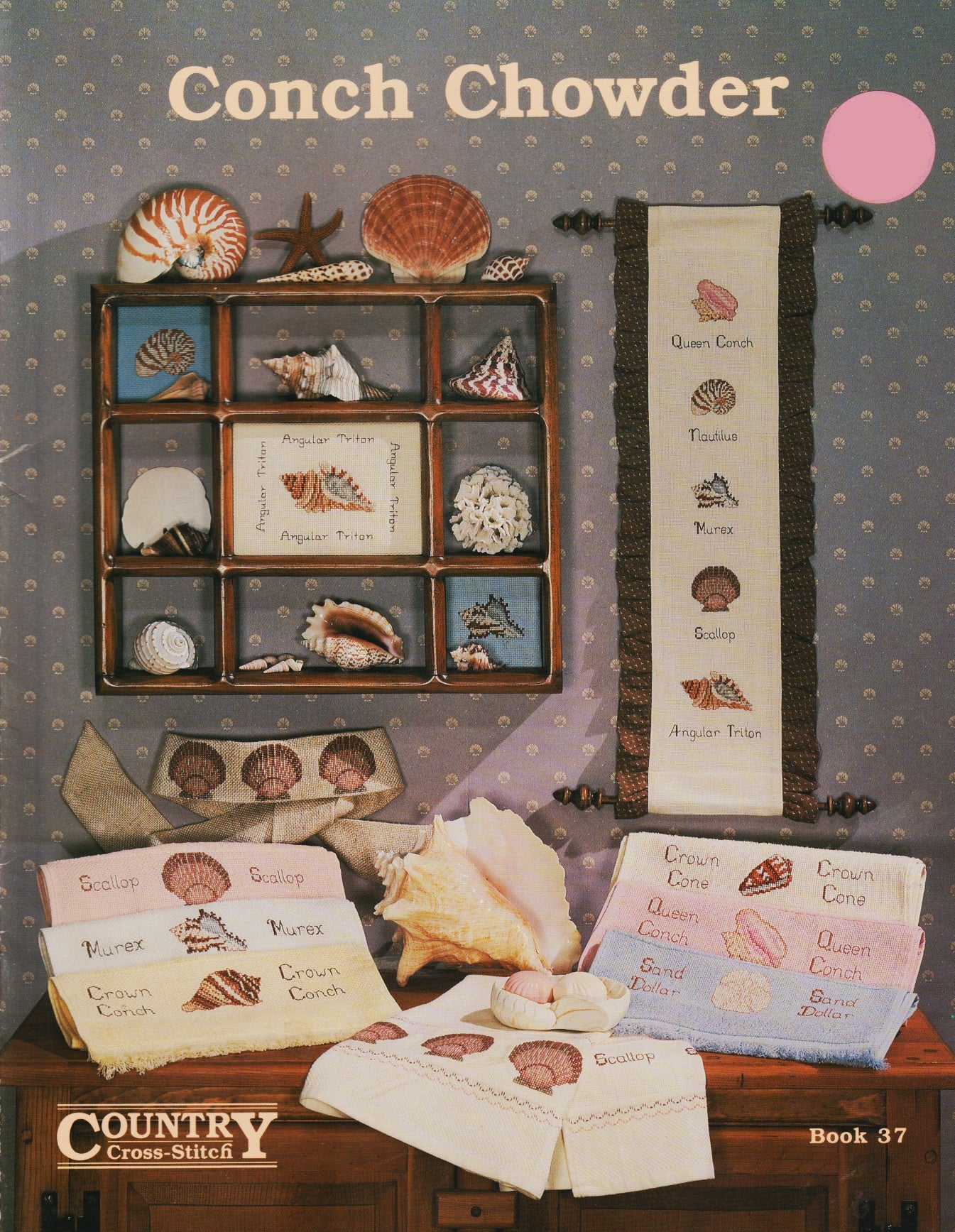 Country Cross-Stitch Conch Chowder 37 beach cross stitch pattern