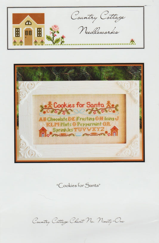 Country Cottage Needleworks Cookies For Santa CCN91 cross stitch pattern