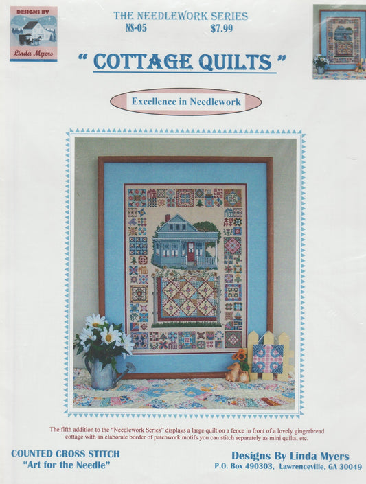 Linda Myers Cottage Quilts NS-05 cross stitch pattern