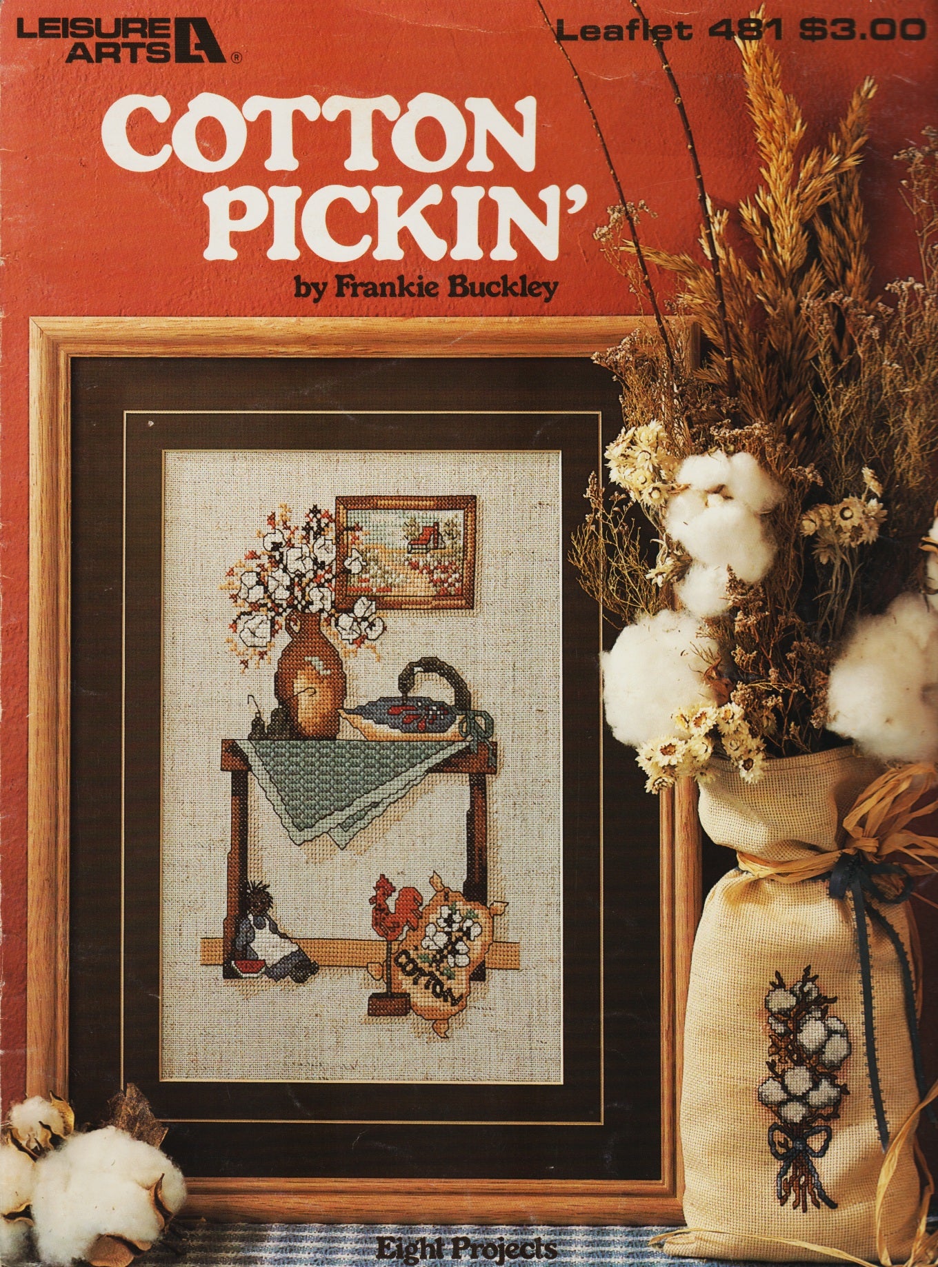 Leasure Arts Cotton Pickin' LA481 cross stitch pattern