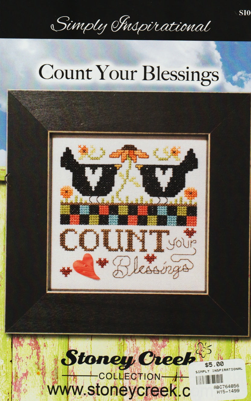 Stoney Creek Count Your Blessings SO003 cross stitch pattern