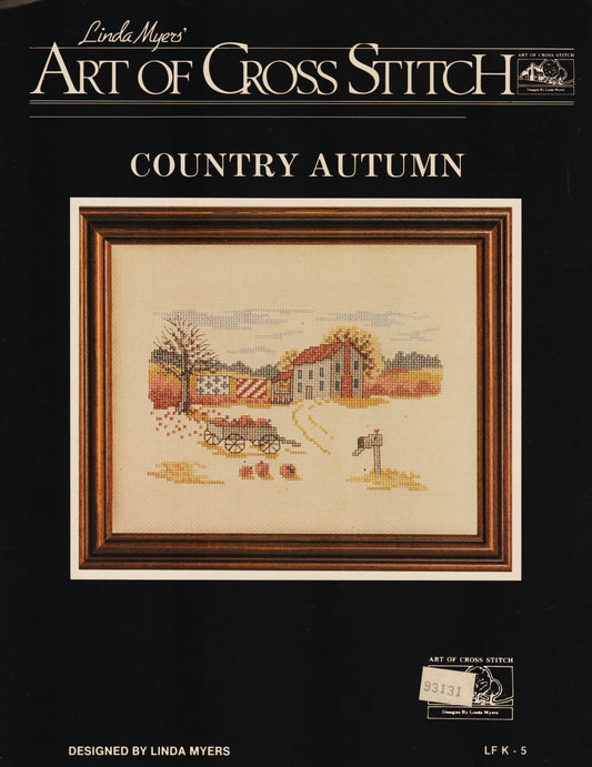 Linda Myers Country Autumn LFK- cross stitch pattern