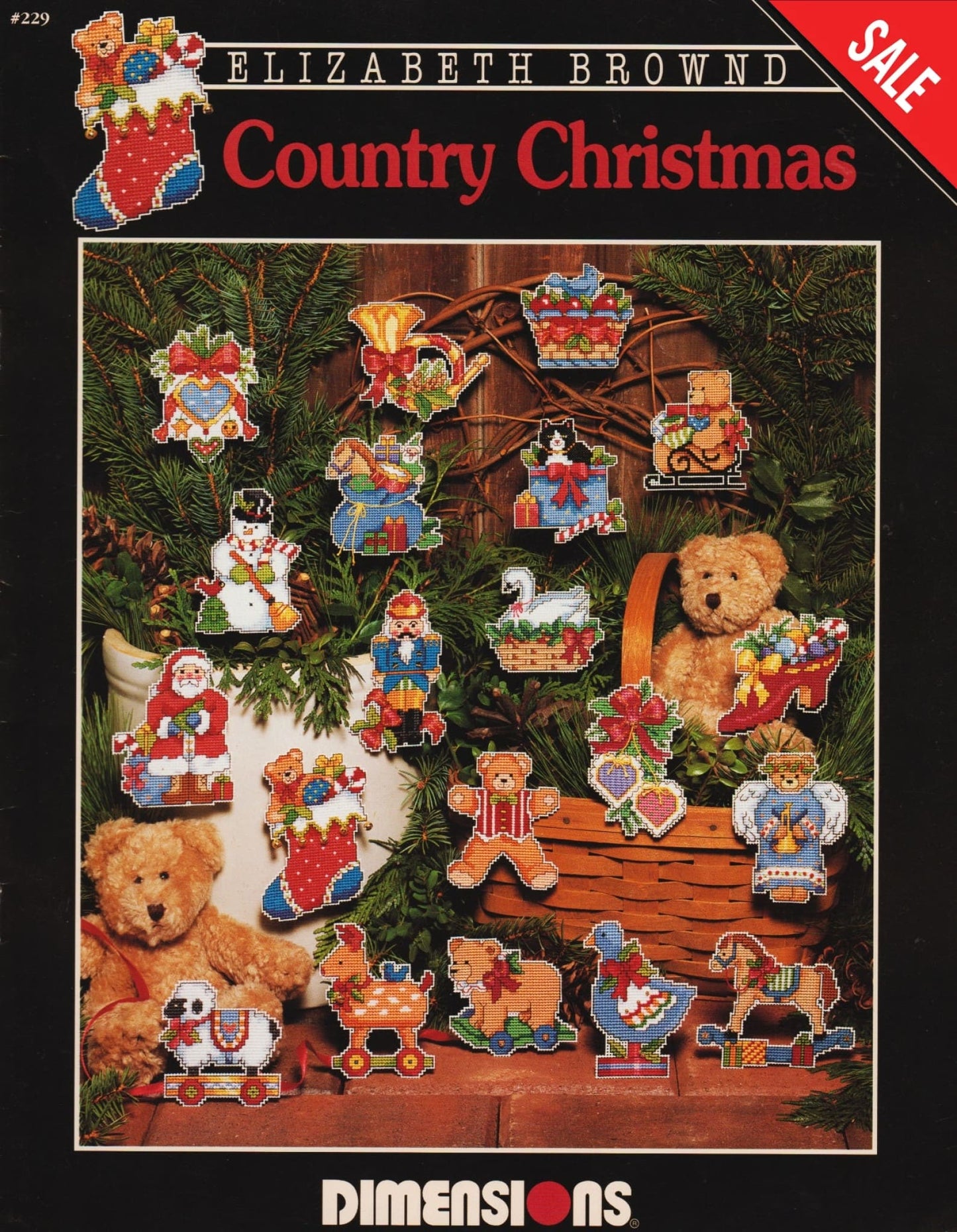 Dimensions Country Christmas 229 cross stitch pattern