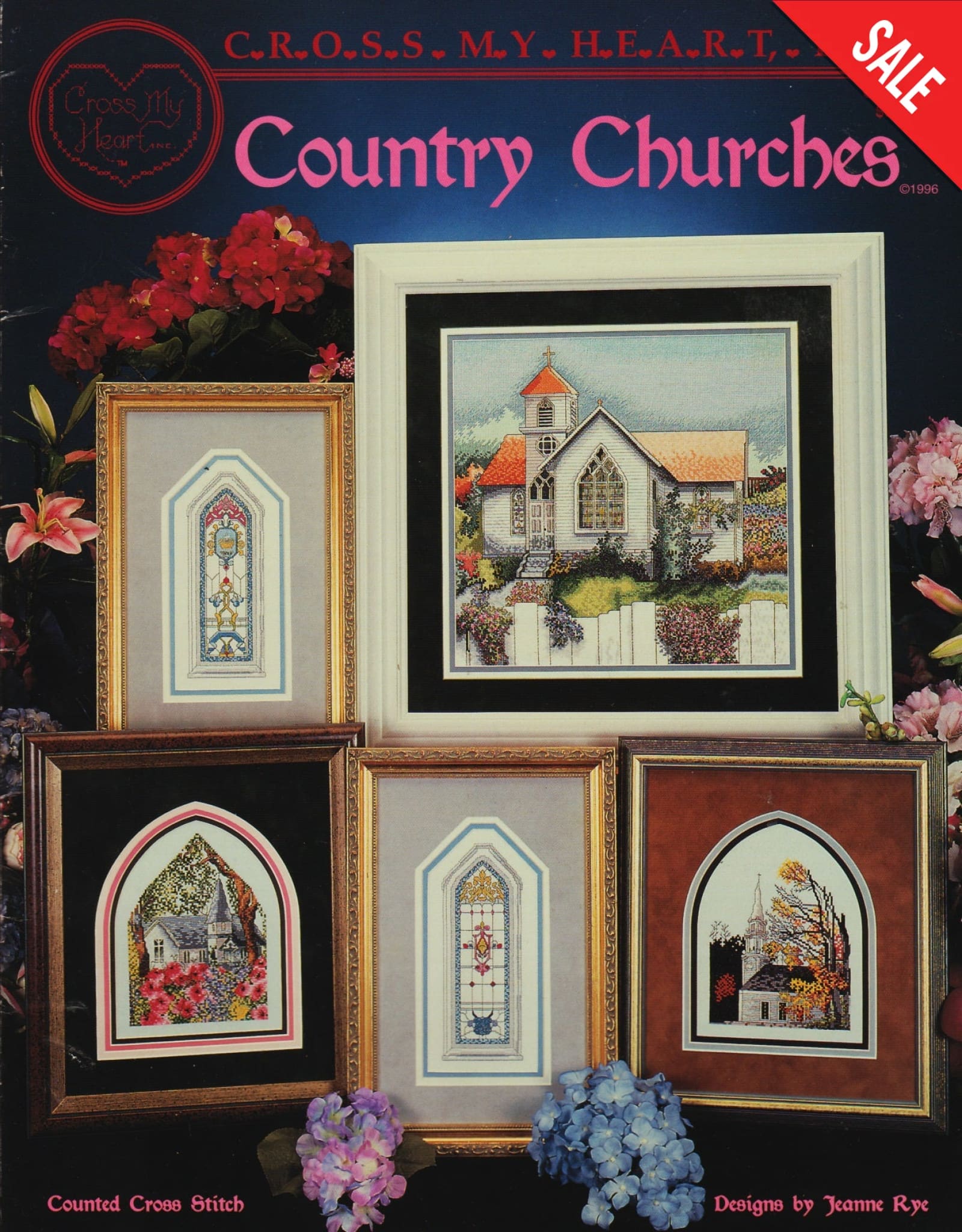 Cross My Heart Country Churches CSB-139 cross stitch pattern