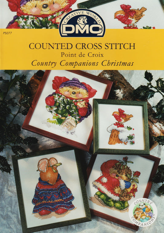 DMC Country Companions Christmas P5077 cross stitch pattern