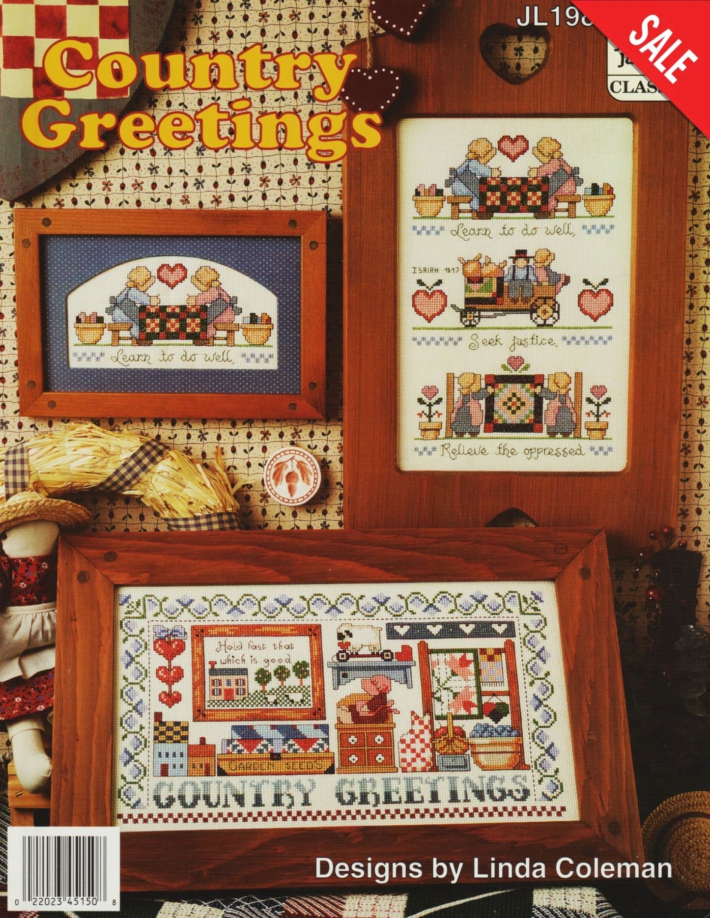 Jeremiah Junction Country Greetings JL198 cross stitch pattern