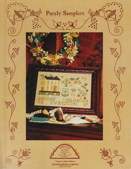 Homespun Elegance Country House Sampler MS-2 cross stitch pattern