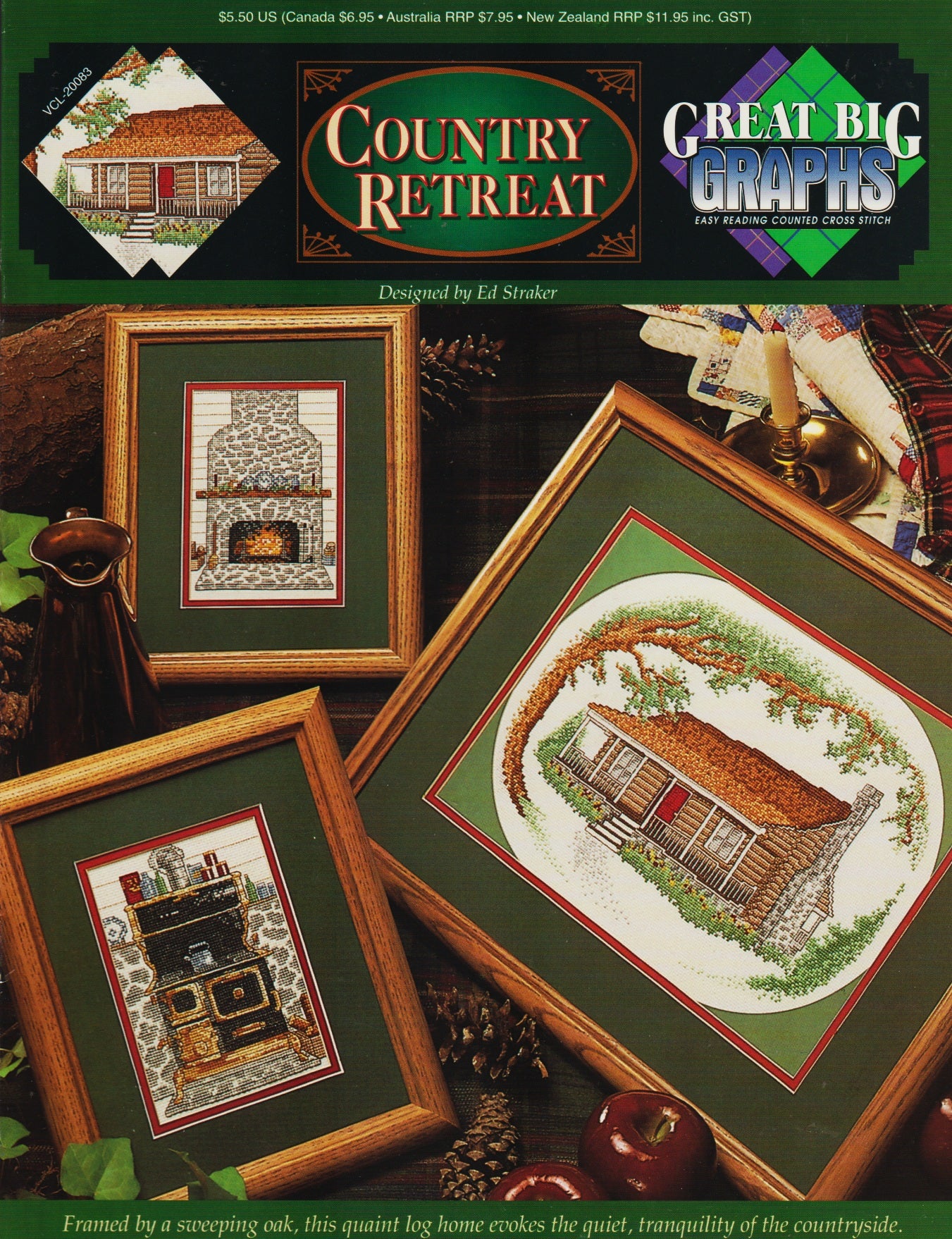 Great Big Graphs Country Retreat VCL-20083 cross stitch pattern