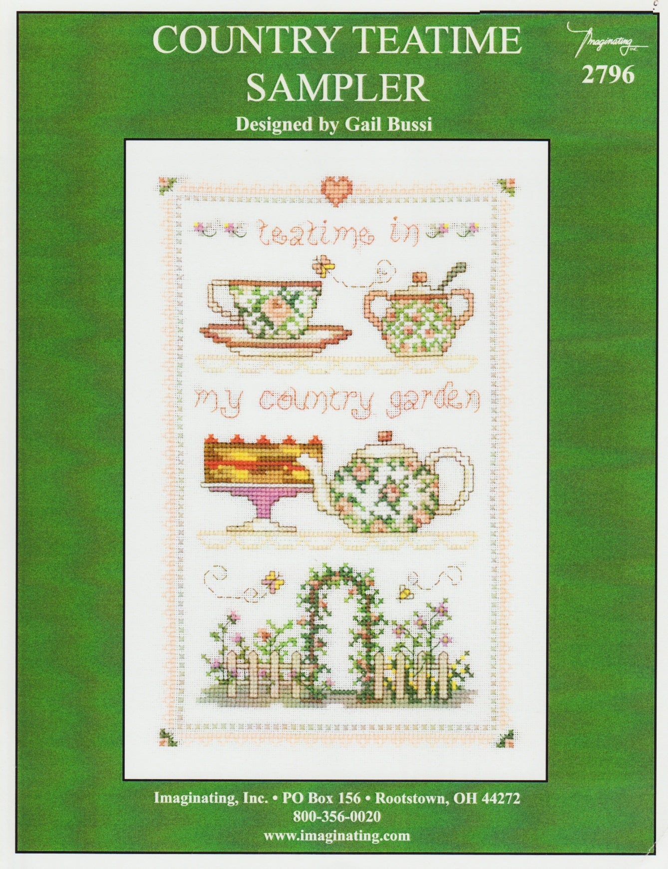 Imaginating Country Teatime Sampler 2796 cross stitch attern
