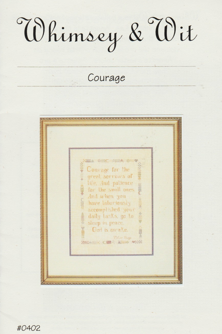 Courage pattern – Sandra's Stitch Stash