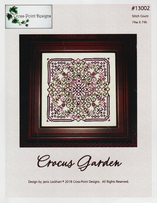 Cross-Point Designs Crocus Garden 13002 cross stitch pattern