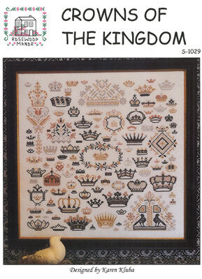 Rosewood Manor Crowns of the Kingdom S-1029 cross stitch pattern