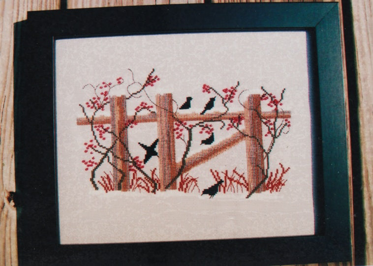 Diane Graebner Crows In The Snow DG-127 Amish cross stitch pattern
