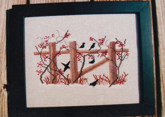 Diane Graebner Crows In The Snow DG-127 Amish cross stitch pattern