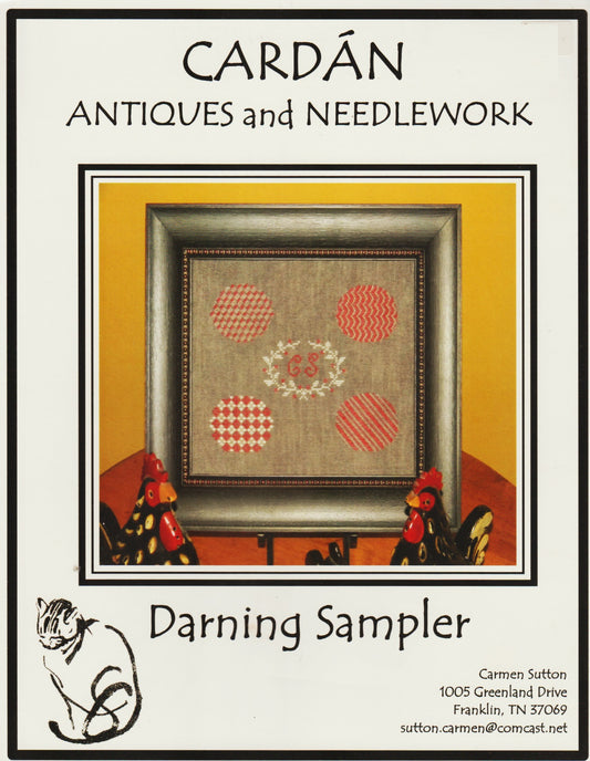 Cardan Darning Sampler cross stitch pattern