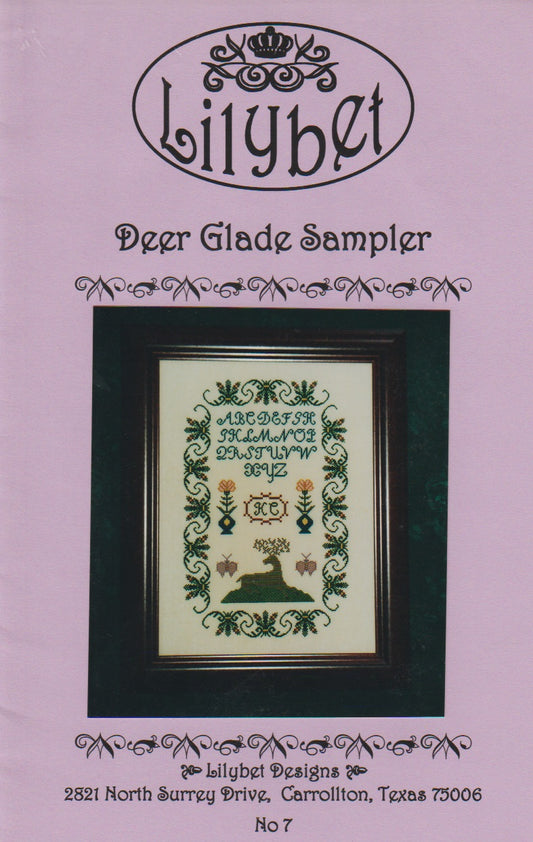 Lilybet Deer Glade Sampler cross stitch pattern