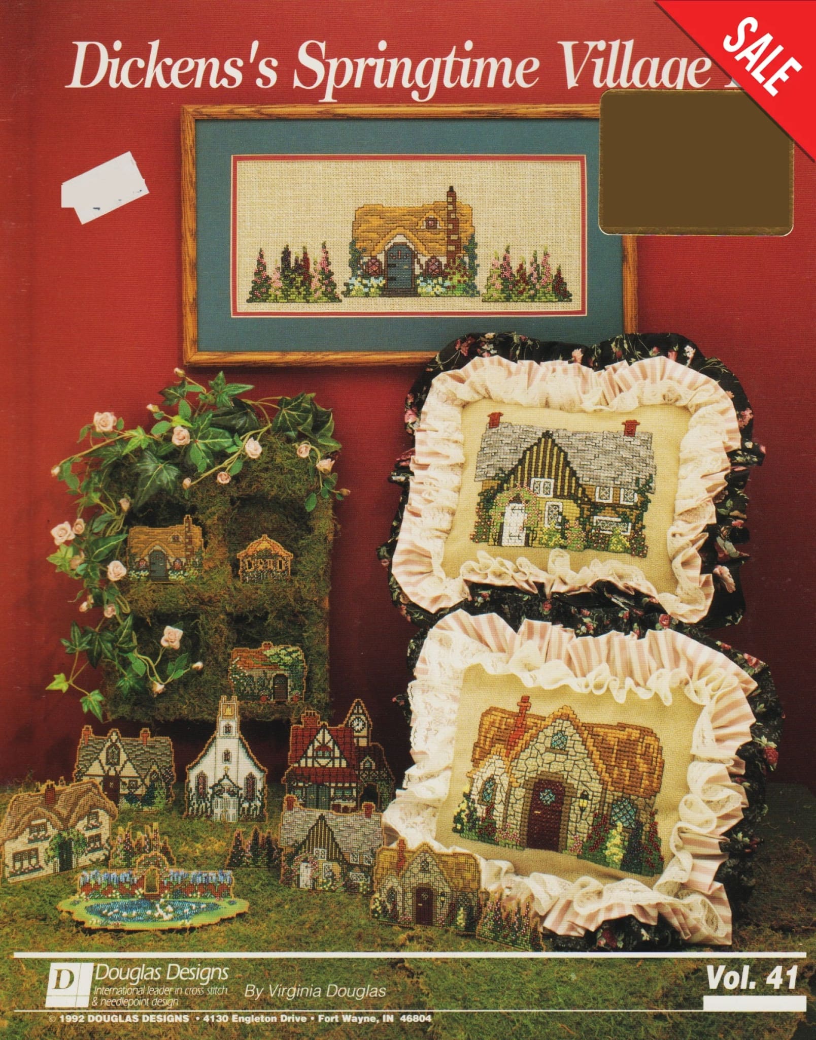 Douglas Designs Dicken's Springtime Village I 41 cross stitch pattern