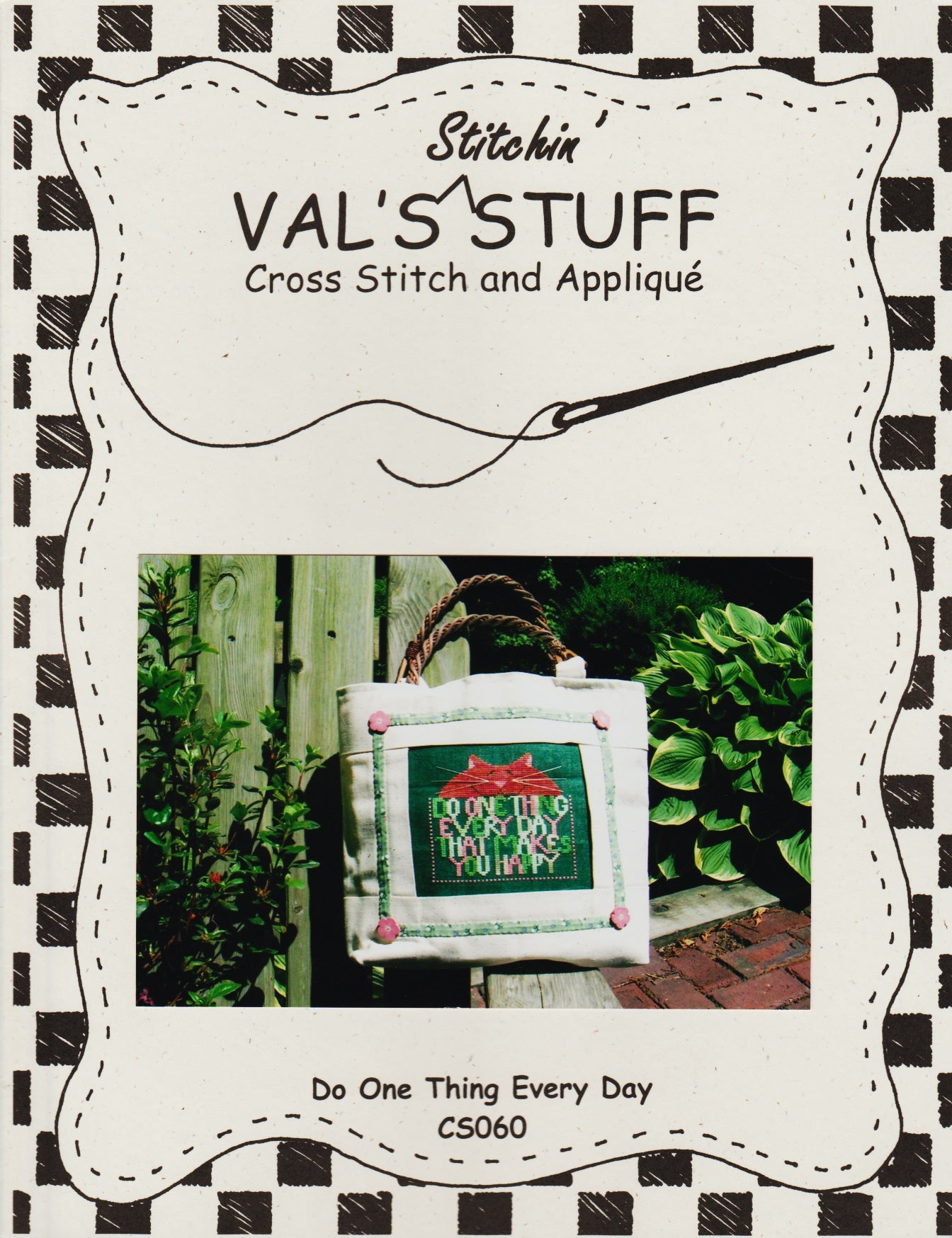 Val's Stuff Do One Thing Every Day CS060 cross stitch pattern