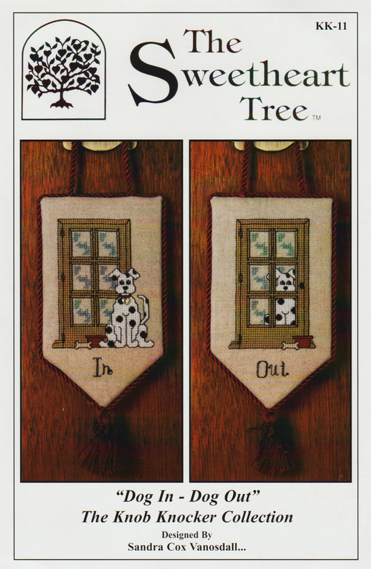 Sweetheart Tree Dog In - Dog Out KK-11 corss stitch kit