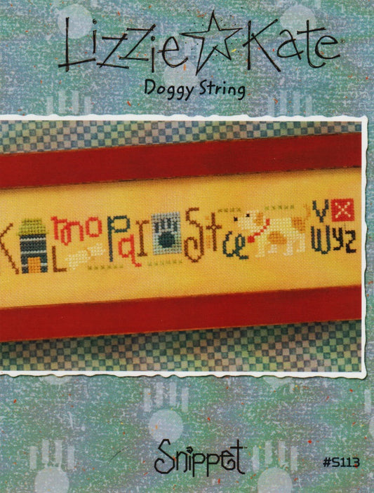 Lizzie Kate Doggy String S113 cross stitch pattern