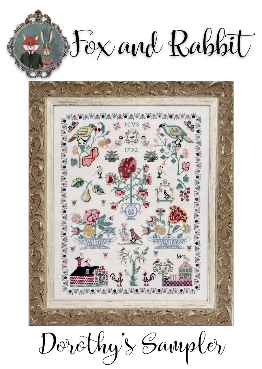Fox and Rabbit Dorothy's Sampler cross stitch sampler pattern