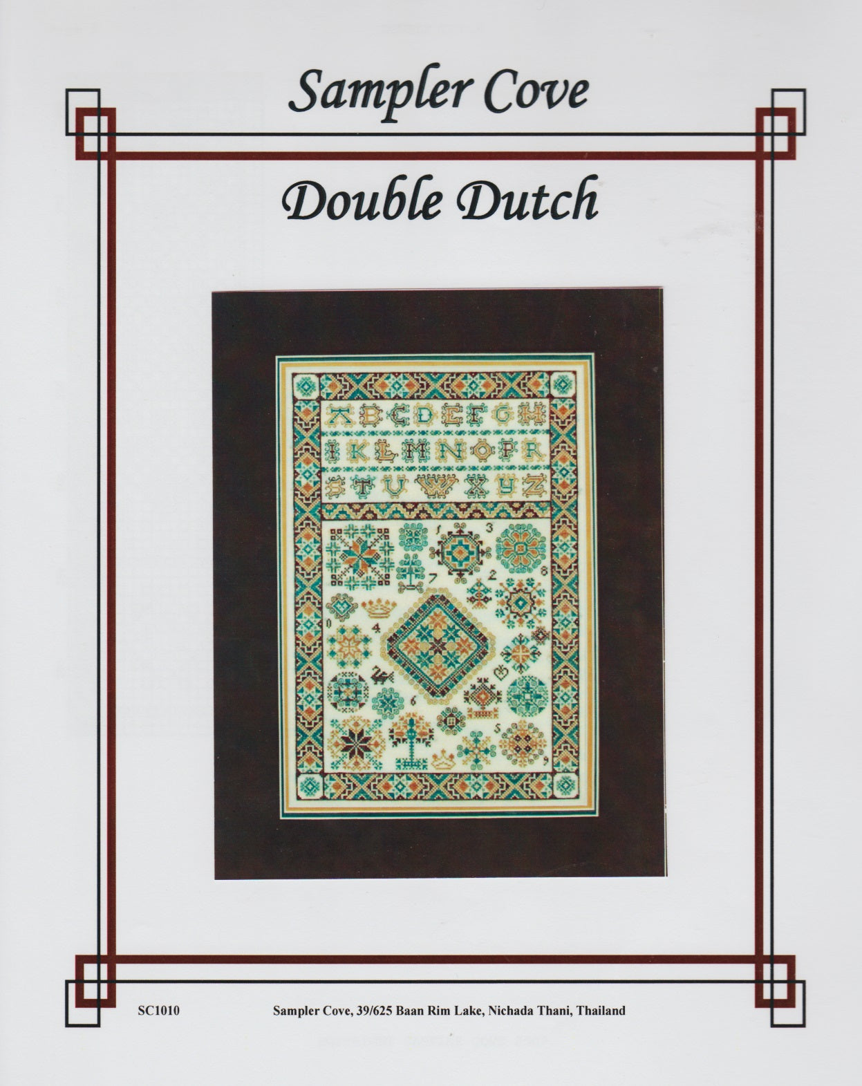 Sampler Cove Double Dutch cross stitch pattern