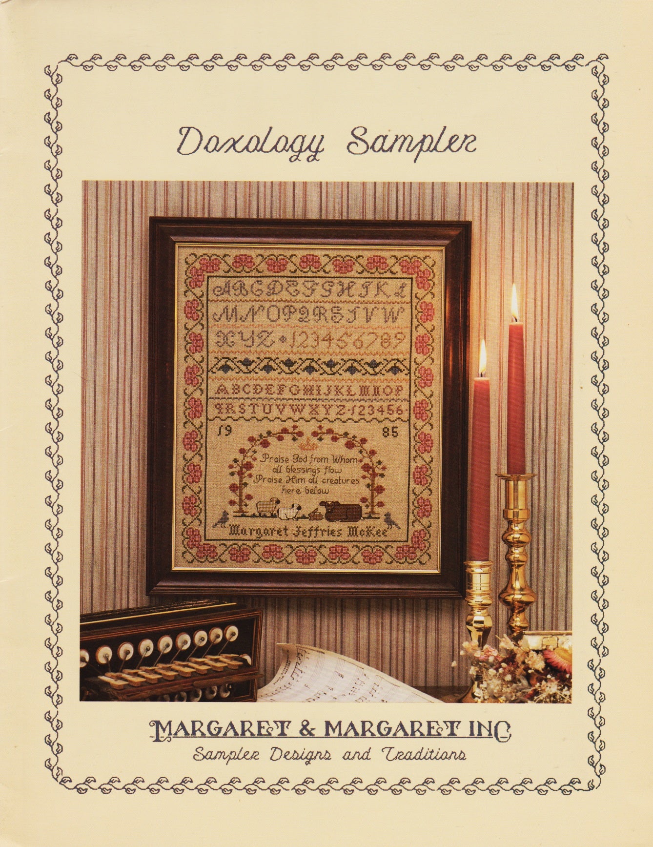 Margaret & Margaret Doxology Sampler cross stitch pattern
