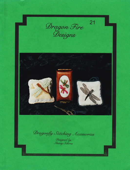 Dragon Fire Designs Dragonfly Stitching Accessories 21 cross stitch pattern