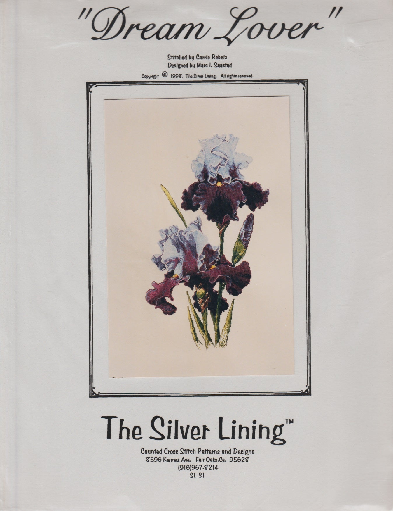 Silver Lining Dream Lover SL31 cross stitch pattern